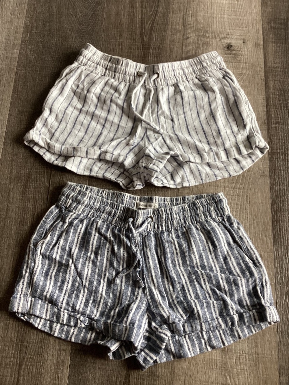 Urban Kids linen blend striped shorts